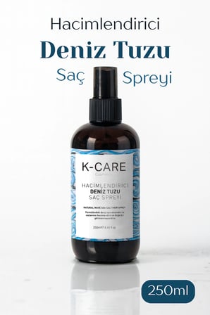 K K-CARE Cosmetics Deniz Tuzu Saç Spreyi - Doğal Dalga Sağlayan ve Hacim Veren Saç Spreyi 250 ml