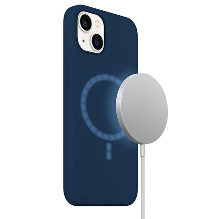 Buff iPhone 15 Magsafe Rubber Fit Blue