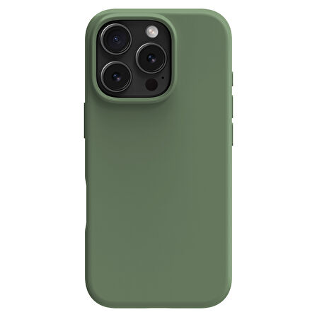 Buff iPhone 16 Pro Max Magsafe Rubber Fit Silikon Kılıf Cypress