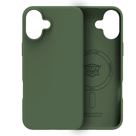 Buff iPhone 16 Magsafe Rubber Fit Silikon Kılıf Cypress
