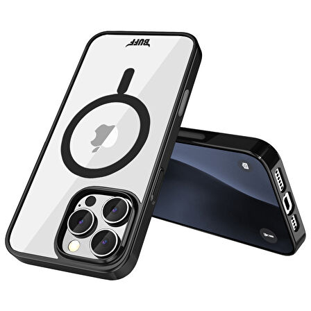 Buff iPhone 16 Pro Magsafe Slim Fit Kılıf Black