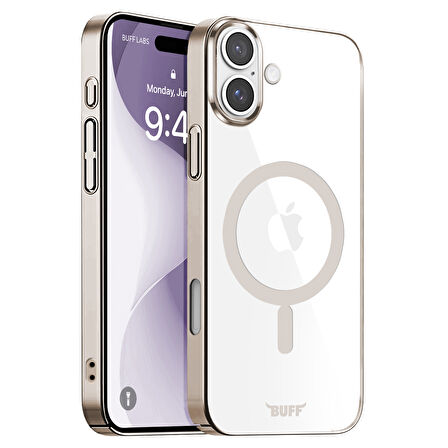 Buff iPhone 16 Plus Magsafe Slim Fit Kılıf Titanyum Gray