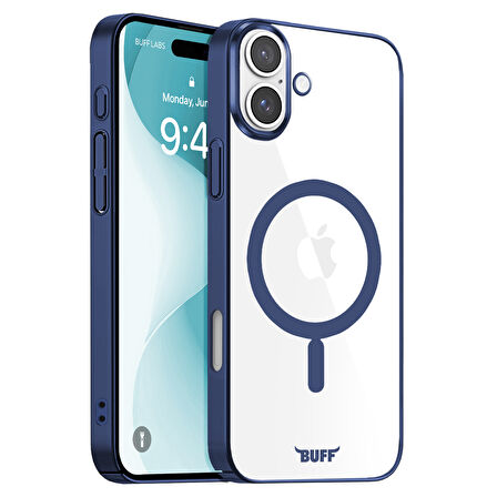 Buff iPhone 16 Magsafe Slim Fit Kılıf Blue