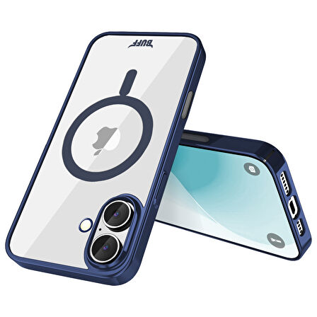Buff iPhone 16 Magsafe Slim Fit Kılıf Blue