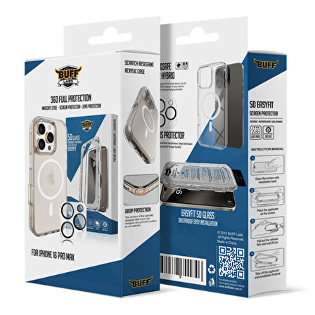 IPHONE 16 PRO 3LÜ PAKET MAGSAFE KILIF + 5D EKRAN KORUYUCU + LENS