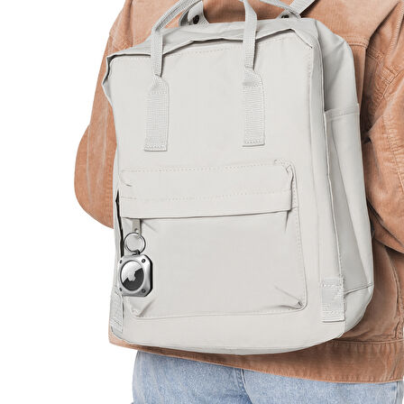 Buff TagSafe ProShield Taşınabilir Anahtarlık AirTag Kılıf White