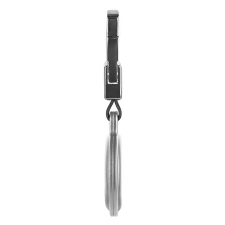 Buff TagSafe HookSteel Taşınabilir Anahtarlık AirTag Kılıf Silver