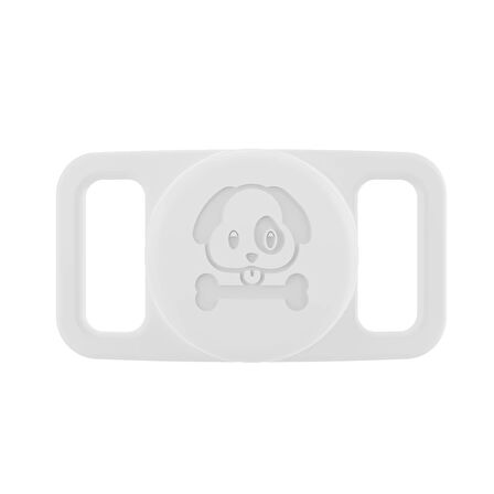 Buff TagSafe Dogcol Taşınabilir Anahtarlık AirTag Kılıf White