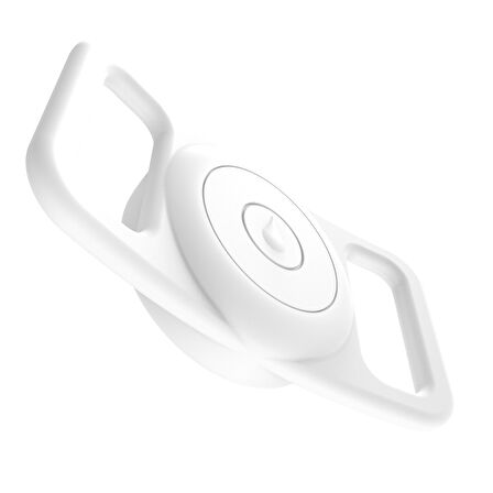 Buff TagSafe Dogcol Taşınabilir Anahtarlık AirTag Kılıf White