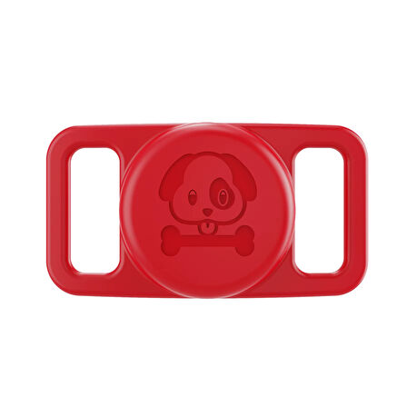 Buff TagSafe Dogcol Taşınabilir Anahtarlık AirTag Kılıf Red