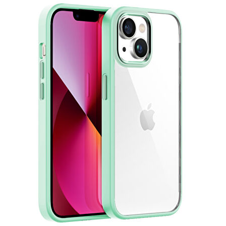 Buff iPhone 13 New Air Bumper Kılıf Light Green