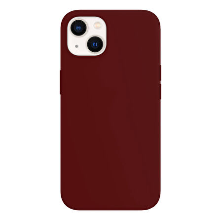 Buff iPhone 13 Rubber S Kılıf Wine Red