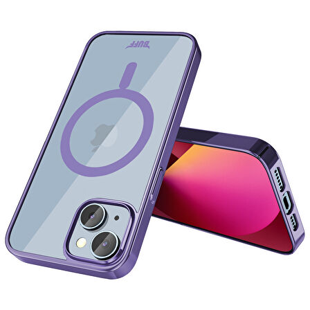 Buff iPhone 13 MagSafe Slim Fit Kılıf Purple