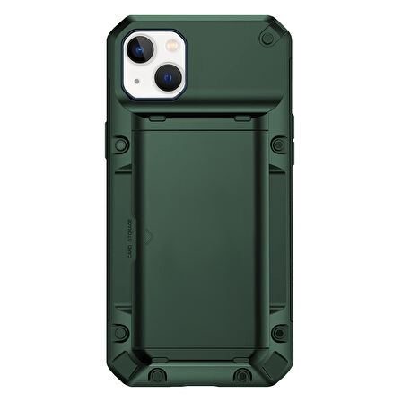 Buff iPhone 13 Slide Armor Kılıf Dark Green
