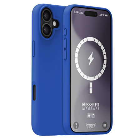 Buff iPhone 16 Plus Magsafe Rubber Fit Silikon Kılıf UltraMarine