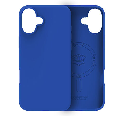 Buff iPhone 16 Plus Magsafe Rubber Fit Silikon Kılıf UltraMarine