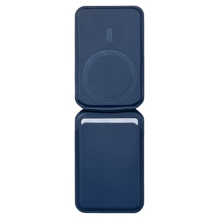 Buff iPhone WalletMag 2.0 Stant Manyetik Deri Cüzdan Blue