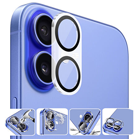 Buff iPhone 17 Şeffaf Kamera Lens Koruyucu