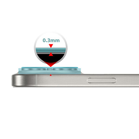 Buff iPhone 17 Şeffaf Kamera Lens Koruyucu