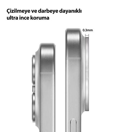 Buff iPhone 17 Pro Şeffaf Kamera Lens Koruyucu