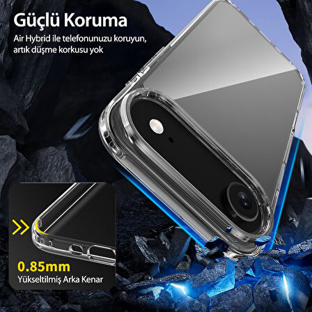 Buff iPhone Air Şeffaf Kılıf - Air Hybrid Serisi