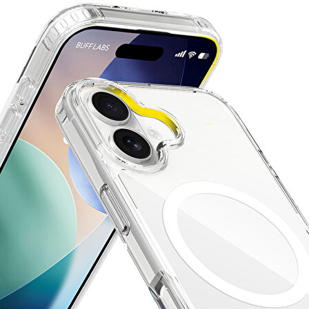 Buff iPhone 17 Şeffaf Kılıf - MagSafe Air Hybrid Serisi