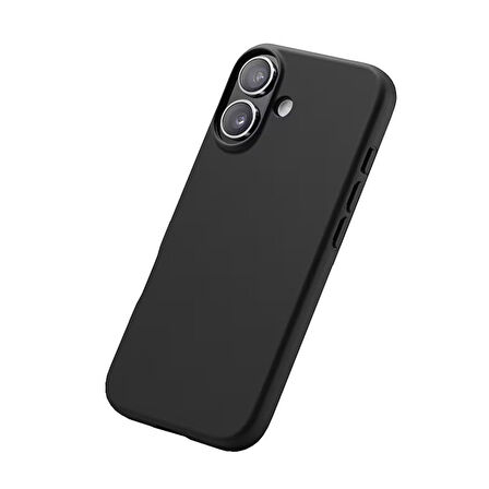 Buff iPhone 17 MagSafe Rubber Fit Silikon Kılıf - Siyah