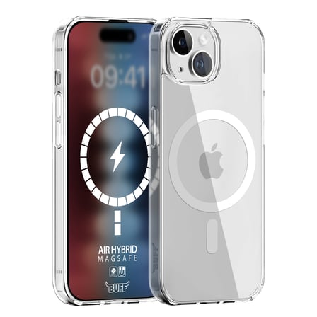 Buff iPhone 15 Avantaj Paket - MagSafe Kılıf + Ekran Koruyucu + Lens Koruyucu Privacy