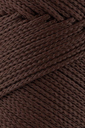 1.5 Mm - 100 gr Polyester Makrome Ipi Kahverengi 150 M Polyester Makrome Ip Supla Ip Ve Çanta Ipi