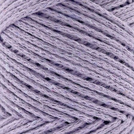 Sensy Koton Pamuk Makrome İpi 2mm Cotton Zincir Makrome Çanta İpi Supla İpi Koton İp Lila