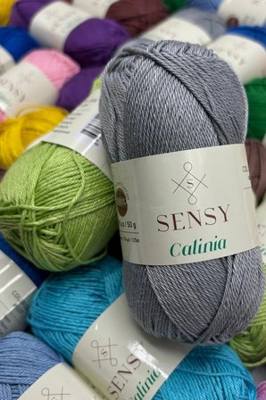 Calinia 100% Merserize Pamuk Örgü İpi, Dantel İpi, Tığ İpi, Giza Mısır Pamuğu Merserize İp Beyaz