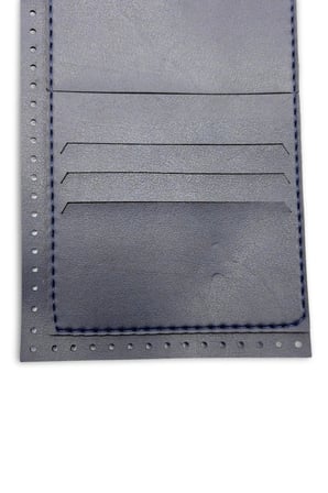 Cüzdan Kiti Elcikli Kapalı Cüzdan Seti Lacivert