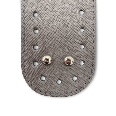 Çanta Tabanı Mini Suni Deri 6.5Cmx25Cm Gri