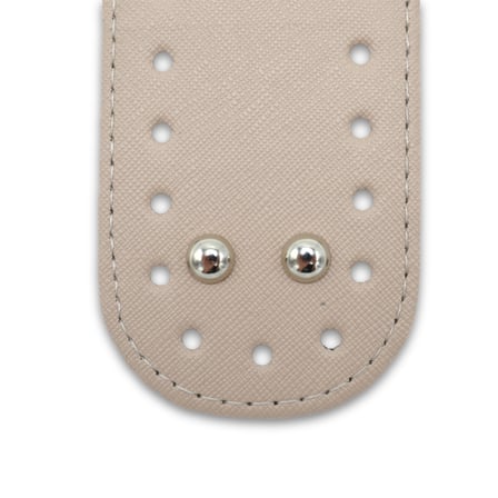 Çanta Tabanı Mini Suni Deri 6.5Cmx25Cm Açık Vizon