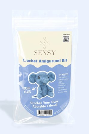 Amigurumi Kit Başlangıç Seviye Amigurumi Kiti Blue Ellie