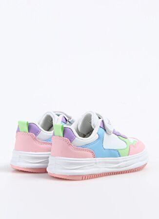 Benetton Beyaz - Çok Renkli Kız Çocuk Sneaker BNI-10025