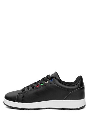 Benetton BNI-10063 Erkek Klasik Sneaker Siyah - Beyaz