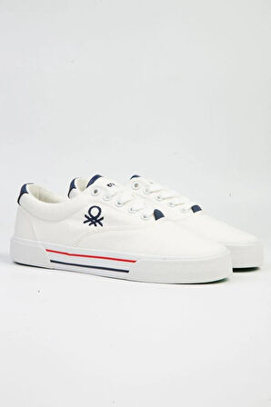 BENETTON BNİ-10091 UNİSEX İTHAL SNEAKERS KETEN SPOR AYAKKABI