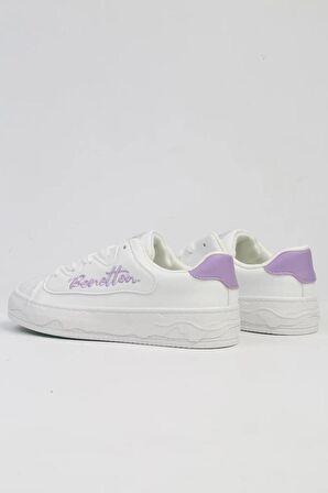 BENETTON BNİ-10102 KALIN TABAN KADIN SNEAKERS SPOR  AYAKKABI