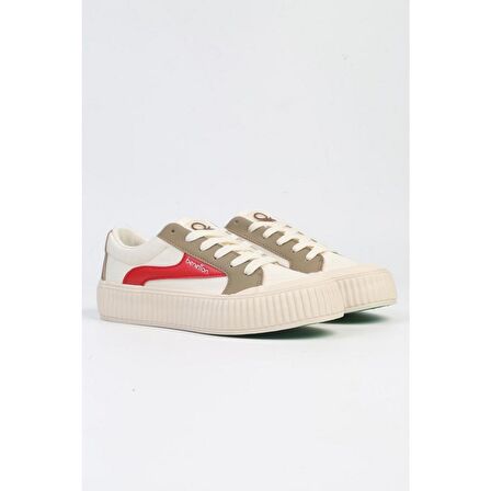 Benetton Platform Bej Kadın Ayakkabı BNI-10105