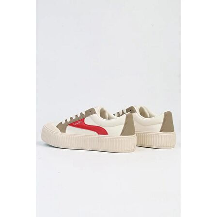 Benetton Platform Bej Kadın Ayakkabı BNI-10105