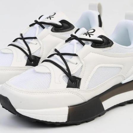 Benetton Unisex Beyaz Günlük Spor Ayakkabı BNI-10250