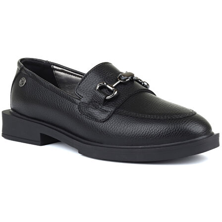 Pierre Cardin 54274 Kare Topuklu Loafer Kadın Ayakkabı