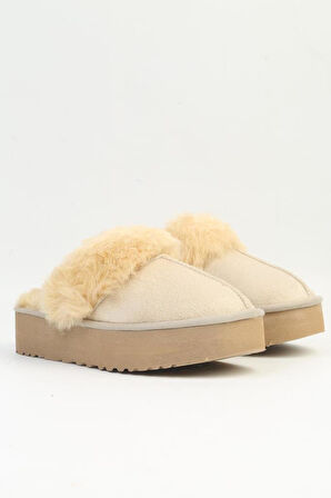 Pierre Cardin PC-54390 Kadın Terlik Krem 36-40 