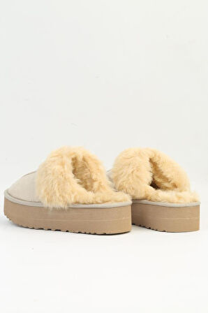 Pierre Cardin PC-54390 Kadın Terlik Krem 36-40 