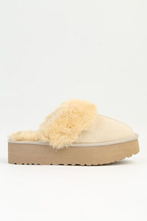 Pierre Cardin PC-54390 Kadın Terlik Krem 36-40 