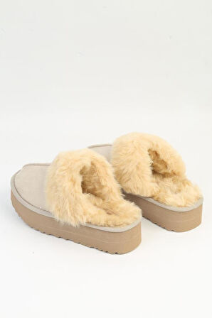 Pierre Cardin PC-54390 Kadın Terlik Krem 36-40 