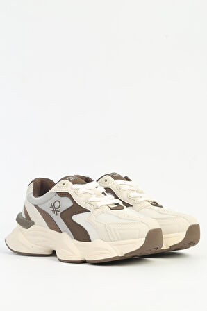 Benetton 11121 Yüksek Taban Kadın Sneaker Ayakkabı