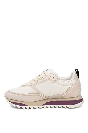 Benetton BNI-11133 Kadın Klasik Sneaker Bej