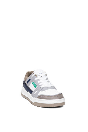 Benetton BNI-11135 Erkek Klasik Sneaker Beyaz